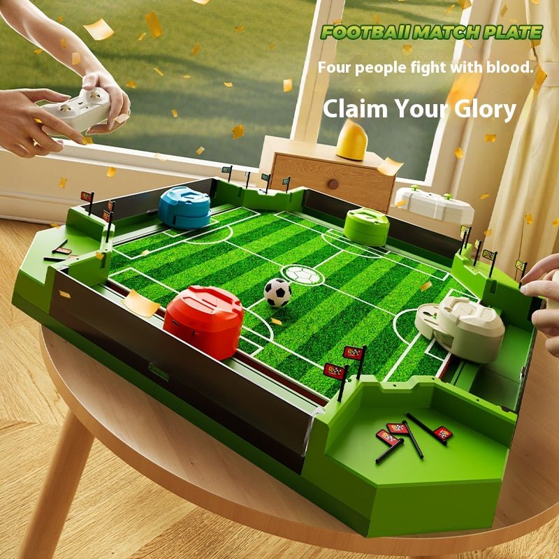 4 - Player Tabletop Football Arena Set – Remote Control Battle Soccer Game - RT-LC401A - Planet Junior