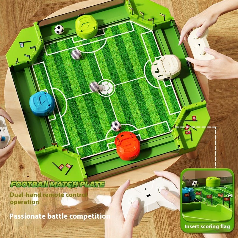 4 - Player Tabletop Football Arena Set – Remote Control Battle Soccer Game - RT-LC401A - Planet Junior