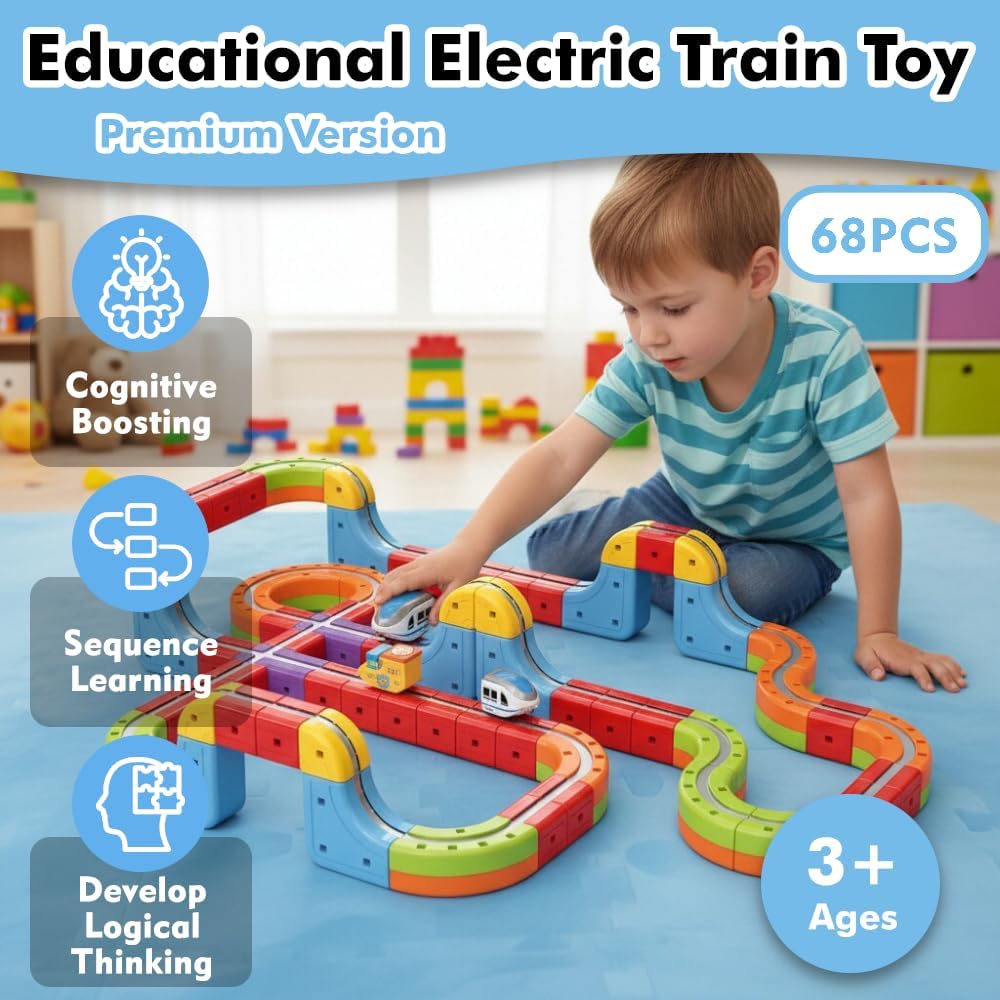 Magnetic Train Truck Builder Set