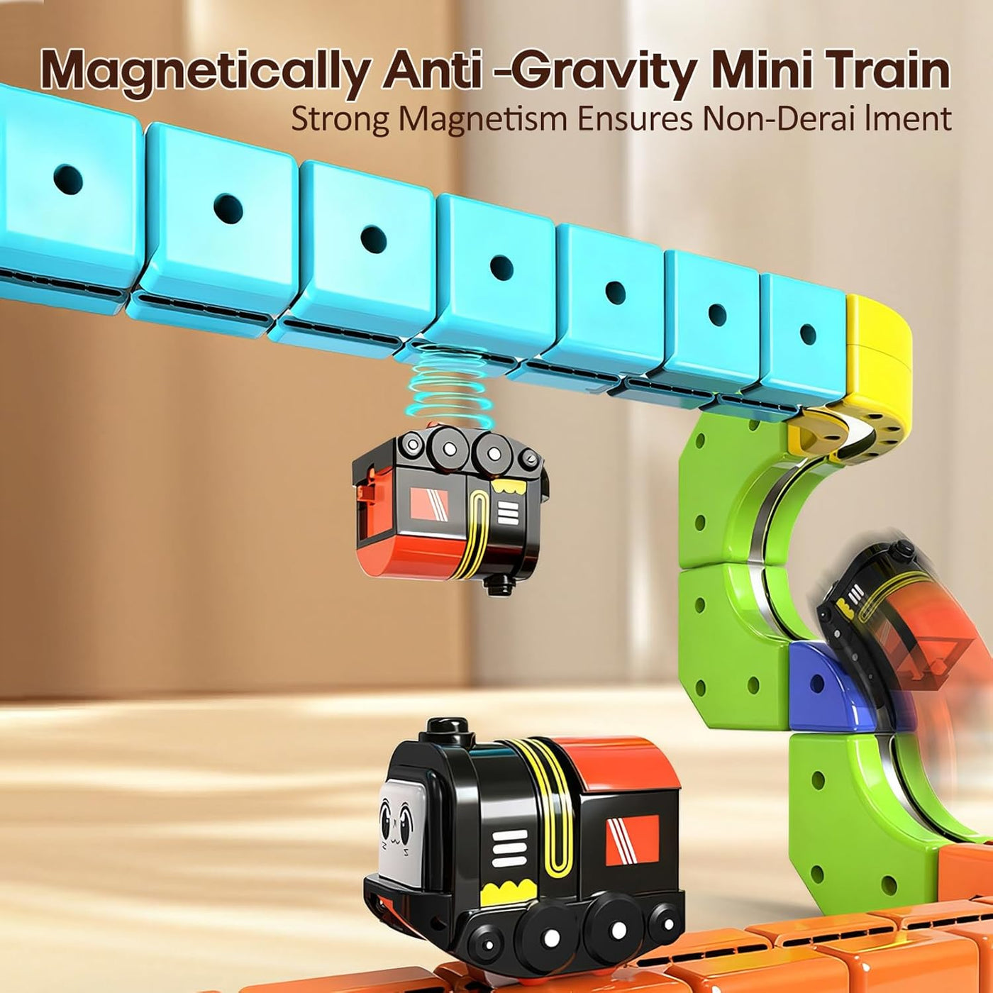 Magnetic Train Truck Builder Set