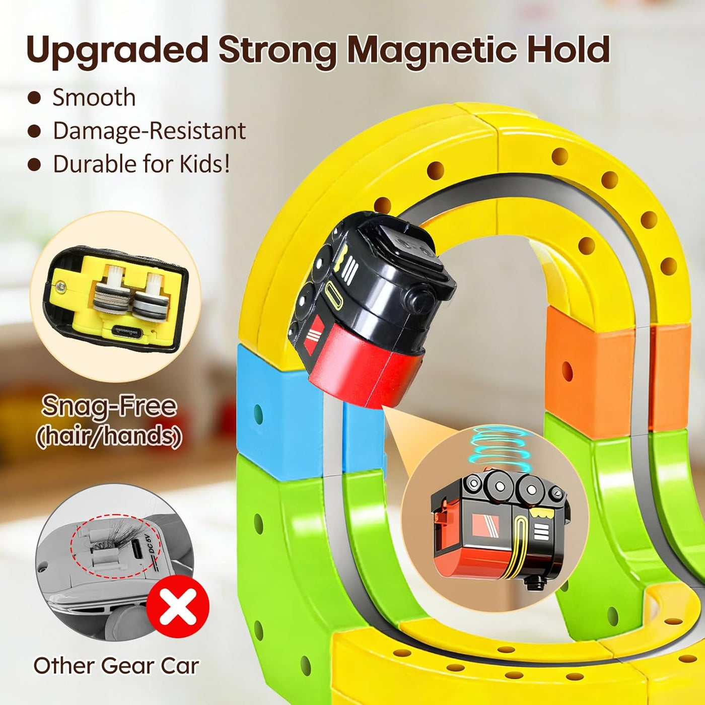 Magnetic Train Truck Builder Set