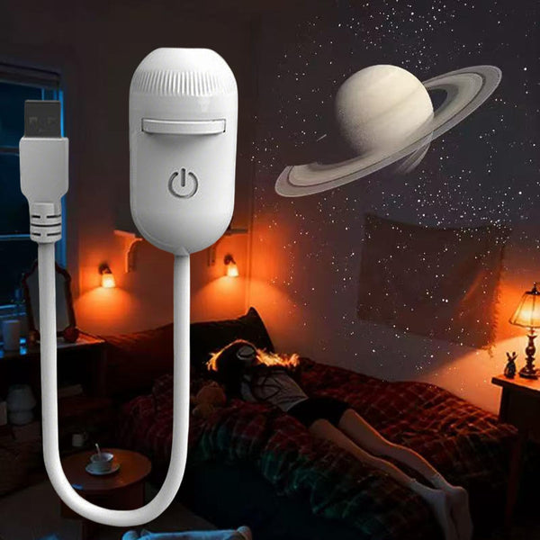 6-in-1 Galaxy Projection Night Light with Manual Focus