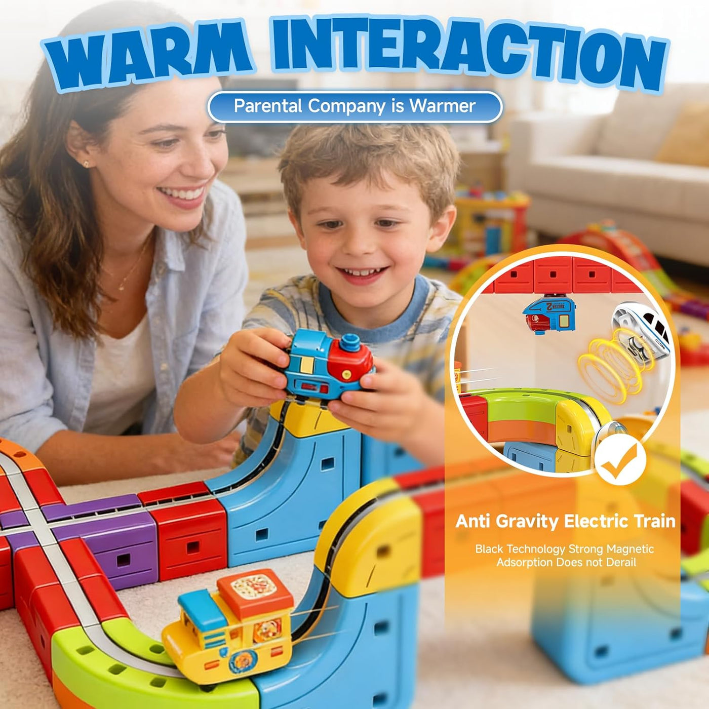 Magnetic Train Truck Builder Set