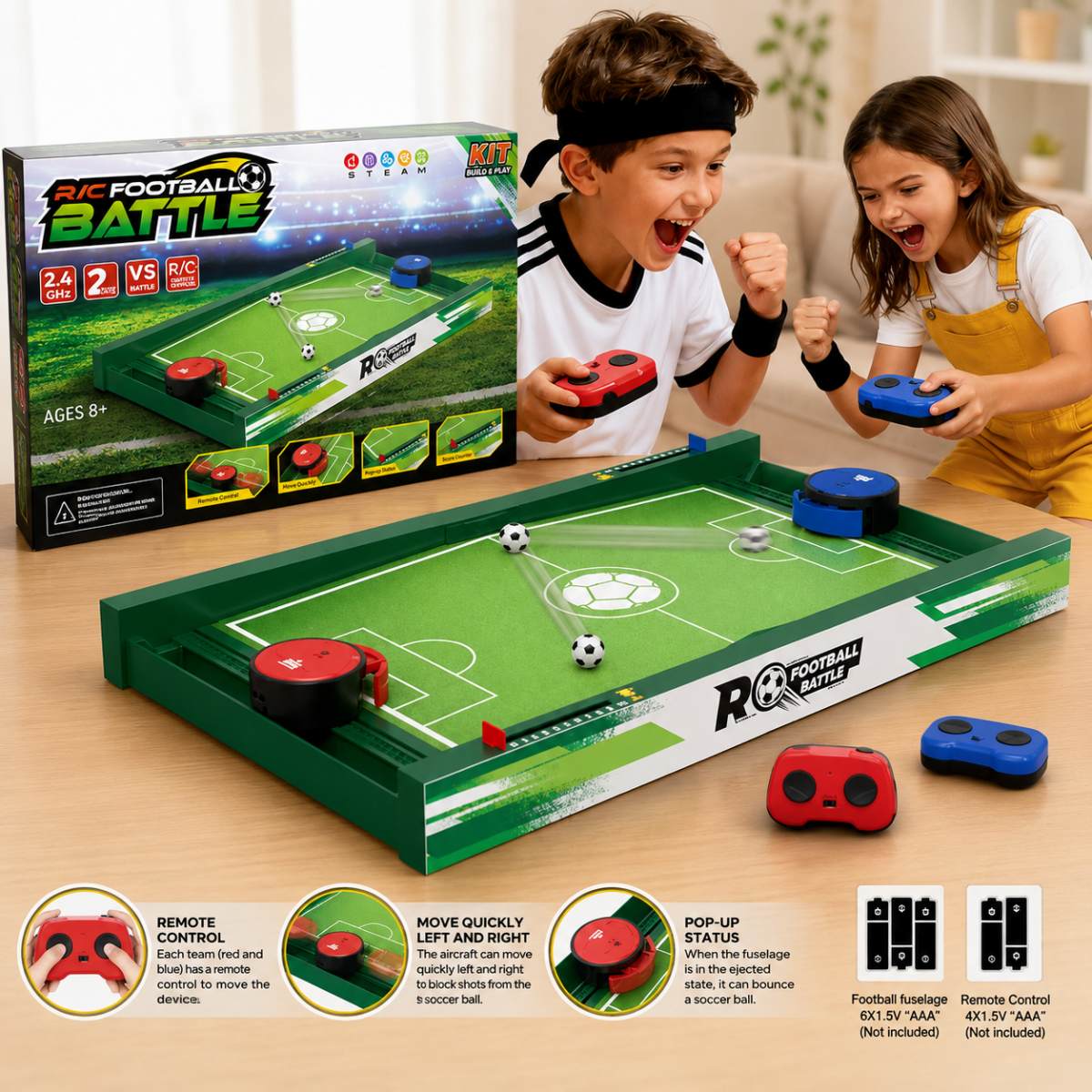 RC Football Battle – Interactive Remote Control Soccer Game ⚽🎮 - KTK-ZQ0401 - Planet Junior
