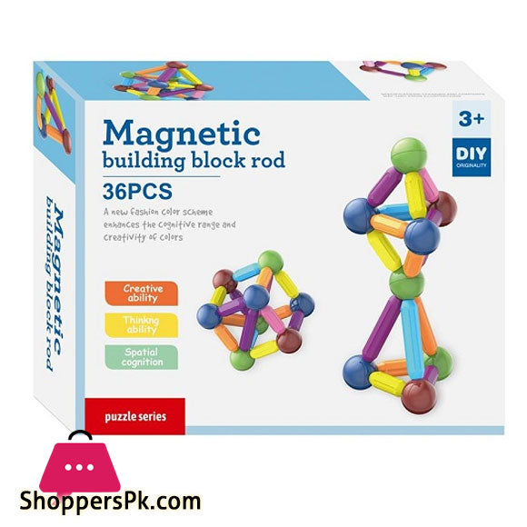 magnetic rod building blocks